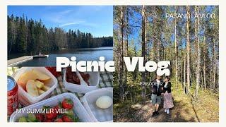 Living in Finland Diaries 12| SUMMER IS HERE !!!! picnic vibe by the lake