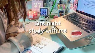 cramming the night before exam// study with me, notetaking asmr, no music