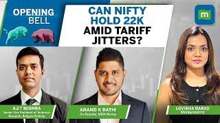 Live: Will Nifty be able to hold 22,000 amid tariff tantrum? |  Opening Bell