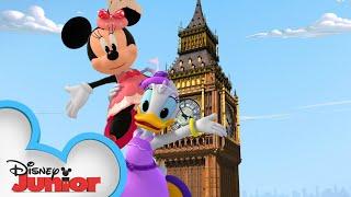 The Happy Helpers Go to England  | Mickey Mornings | Mickey Mouse Roadster Racers | @disneyjr