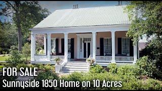 FOR SALE: Sunnyside Historic Home on 10 Acres Natchez, MS