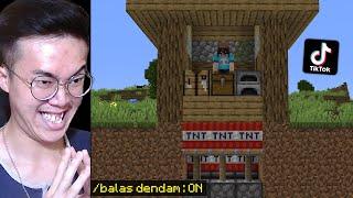 Aku PRANK Teman ku Dengan TikTok Hack Minecraft ini...