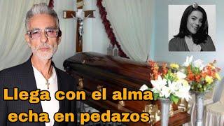 Miguel Varoni llega al funeral a darle el último adiós a Sandra Reyes