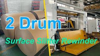 600m/min Two Drum Surface Slitter Rewinder | Paper Converting Machine