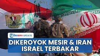 Rangkuman Hamas-Israel: Mesir Bekingi Hamas hingga Israel Terbakar Diserang 1.000 Kg Rudal Shehab