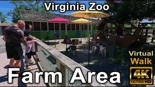 [4K] Walk Tour | Virginia Zoo | Farm and Reptile Area | No Talk Just Walk | GoPro Hero 10 EV -2