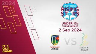  LIVE Windward Islands v Jamaica | CWI Men’s Under 17 | 50 Over Championships 2024