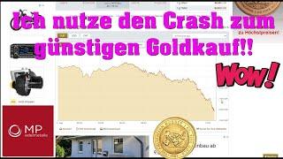 Günstiges GOLD Dank Börsen CRASH Goldkauf bei MP Edelmetalle Goldmünze mit Überraschungsjahrgang