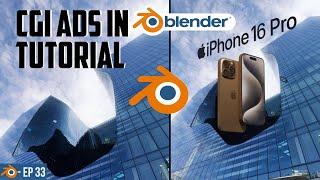 How to Make iPhone 16 Pro CGI Ads in Blender Tutorial