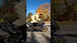 636 INSANE SEAT STAND WHEELIE  #youtubeshorts #motovlog #636 #kawasaki