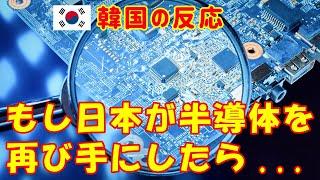 【韓国の反応】もし日本が半導体を再び手にしたら...【韓国人の反応・海外の反応】