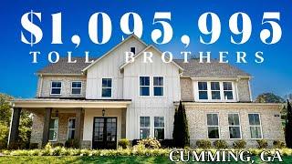  INSIDE the Luxurious $1.1M Toll Brothers Model Home in Cumming Georgia   | Atlanta Homes for Sale