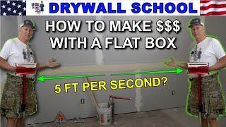 How to Coat Drywall Joints FAST with a Level5 Flat Box #level5