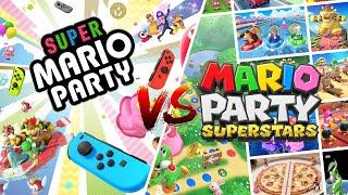 Super Mario Party VS Mario Party Superstars