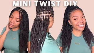 Mini Twist on short hair - 3 different Methods included