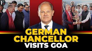 German Chancellor Scholz In Goa, Meets Students During India Visit