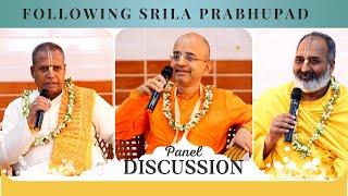 Panel Discussion - Following Srila Prabhupada | ISKCON Tirupati | Radheshyam Das