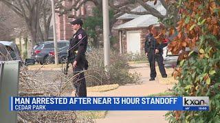 Man arrested after 13-hour standoff in Cedar Park