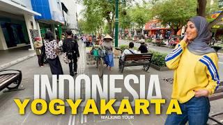 YOGYAKARTA Indonesia 2025  WALKING Tour in famous Malioboro street