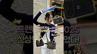 2025 New 트렌디한 신상백들 다 모였다 #명품 #가방 #언박싱 #코디 #패션 #룩북 #브이로그