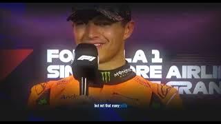 DRAMATIC Post-Qualifying Interview with Lando Norris, Max Verstappen and Lewis Hamilton in Singapore