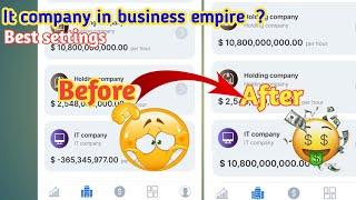 BEST IT COMPANY SETTINGS  IN BUSINESS EMPIRE RICH MAN || DEVANSH 69 || #shorts #gaming #devansh69