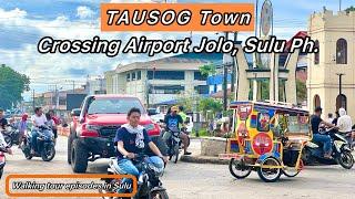 Breakfast in Jolo Sulu under Php.100 - a walking tour episodes #crossing #relaxing province life