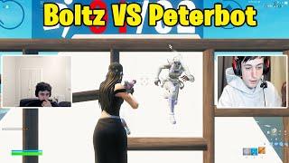 Boltz VS Peterbot 1v1 Buildfights