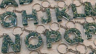 Resin Alphabet Keychains in Bulk Tutorial