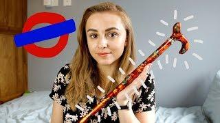 My Experiences Using a Walking Stick in Public | Hannah Witton