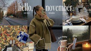 Hello November ️ | christmas shop with me, monthly reset routine, preparing for winter