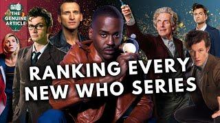 Every Doctor Who Series RANKED (Worst to Best)