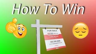 Two Winning and Two Losing Strategies When Bidding on a Home