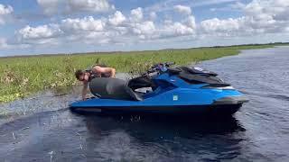 St Johns river ride to Cow Island on Supercharged Sea-doos doesn’t go according to plan.