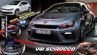 VW Scirocco REBUILD - A Spec PPV430R Wide Body // Dual BiXenon Devil Eyes - Custom