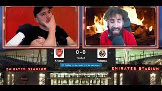 24mins of HughWizzy Losing His S*IT! ARSENAL vs VILLAREAL. Pure RAGE! FULL RANT.