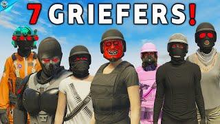 I destroyed 7 GRIEFERS in one lobby on GTA Online!