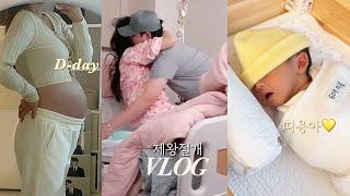 출산 VLOG | 38주 제왕절개 너무너무 아프다  | 정밀초음파때 귀 이상소견 들었던 이야기.. | 수지미래산부인과 조리원 생활  다이어트 시작