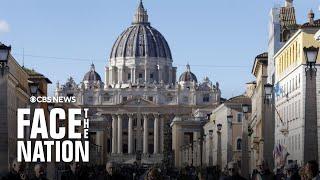 Pope Francis celebrating Christmas Eve mass in newly restored St. Peter's Basilica