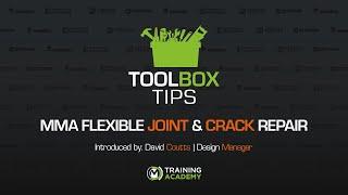 ToolBox Tips | MMA Flexible Joint & Crack Repair | How to apply UltraCrack L275 | Presented by Meon