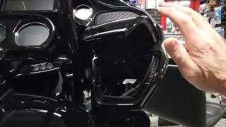 Road Glide glove box holder