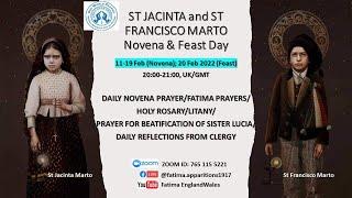 Day 9 Feast Celebration of Ss Jacinta & Francisco