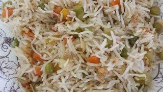 Simple and Quick Vegetables rice