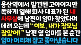 (신청사연) 용산역에서 발견된 고아이지만 독하게 일해 회사 대표가 된 내 사무실에 남편이 엄마 찾았다며 데려 오는데 "여보, 내가 장모님~ [신청사연][사이다썰][사연라디오]