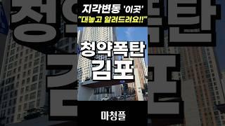 (와..) 김포 한강 수자인 오브센트 주택청약 "분위기 심상치 않다!!" #shorts