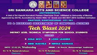 Tech Blast 2023 | Sankara College | CSDept