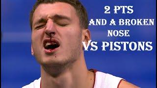 Nikola Jovic 2 Pts and INJURY Detroit Pistons vs Miami Heat HIGHLIGHTS