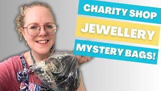 Let's Unbox Two Charity Shop Jewellery Mystery Bags!! UK eBay, Etsy & Poshmark Jewelry Reseller