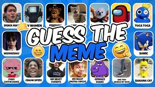 Guess The Meme… Wednesday, Grimace Shake , Mr. Beast