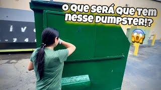 Dumpster diving cheio de coisas!